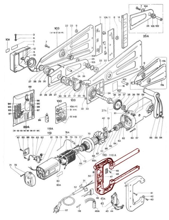 Saw handle