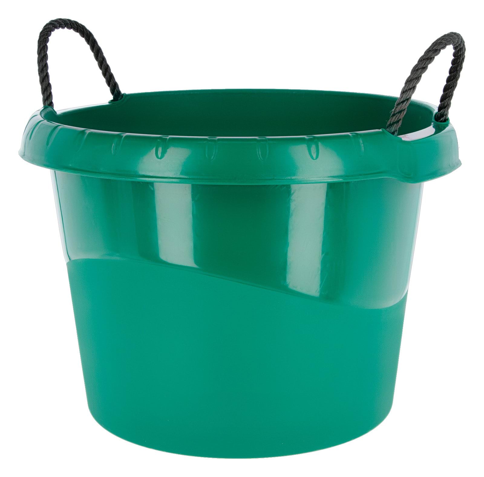 Water and feed trough, green, 45 litre