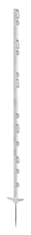 Plastic post Titan 157 cm, white, double step