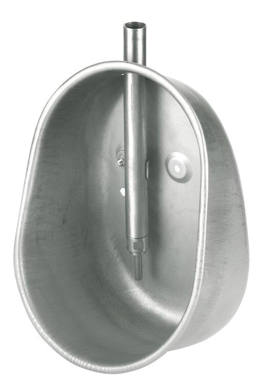 Water bowl stainless steel for pigs, 21 x 29 x 16 cm