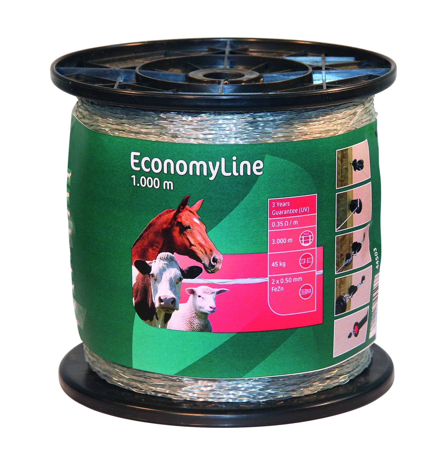 EconomyLine mono wire 1000 m, transparent, 2 x 0,5 mm