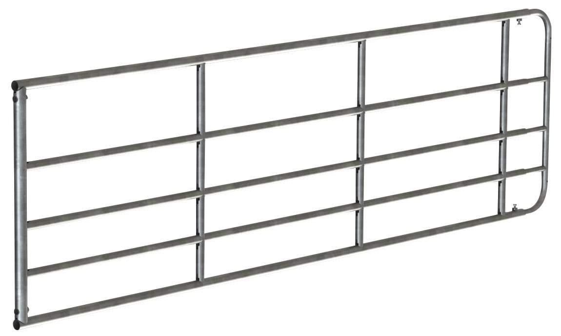 Fence gate 3-4 m, adjustable, height: 90 cm, galvanized