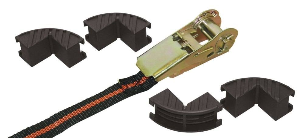 Action lashing strap, 1-piece, 5 m/25 mm, with 4-edge prot.