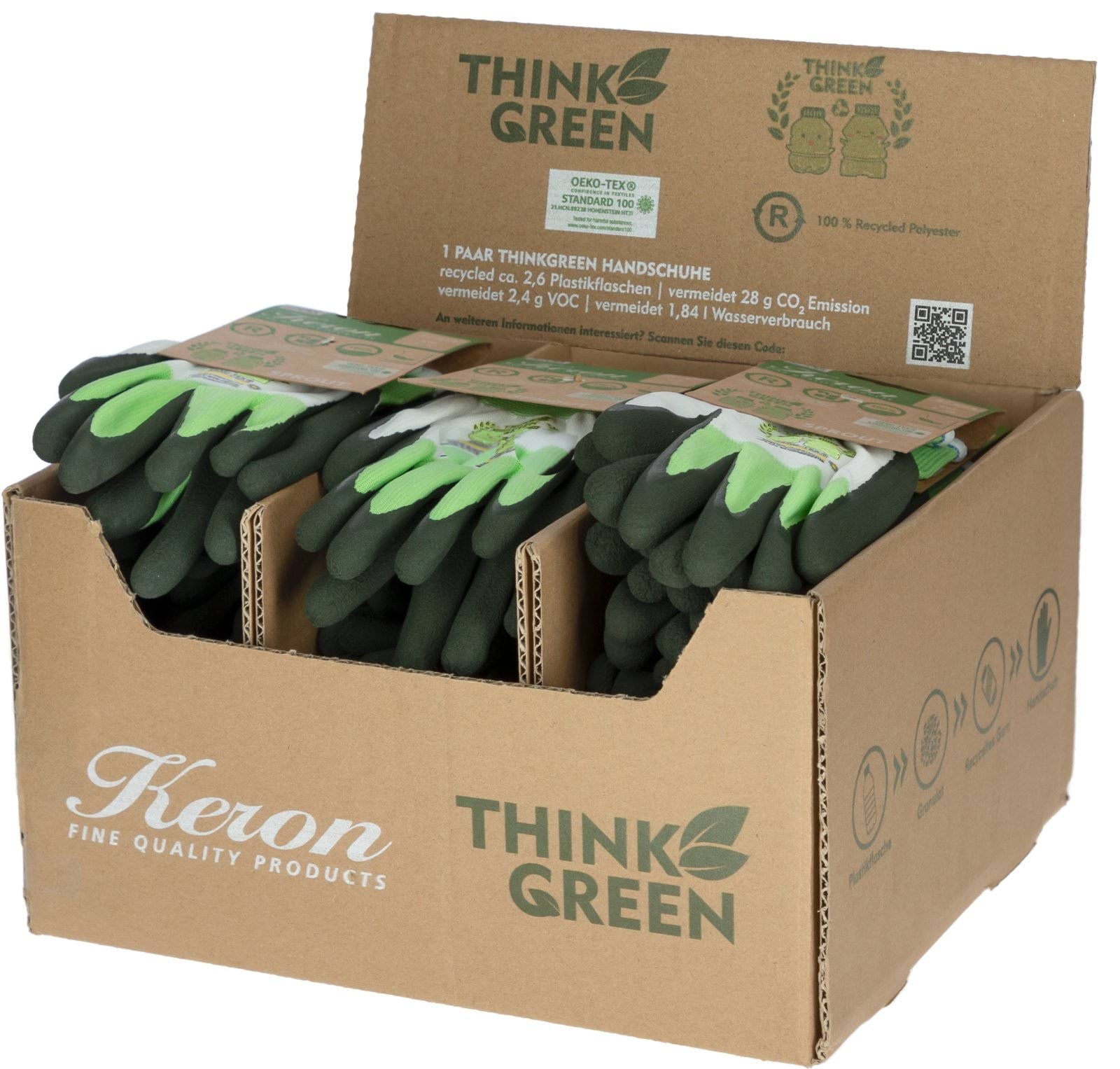 Display Child. Glove Sprout THINKGREEN, 3x6 pairs