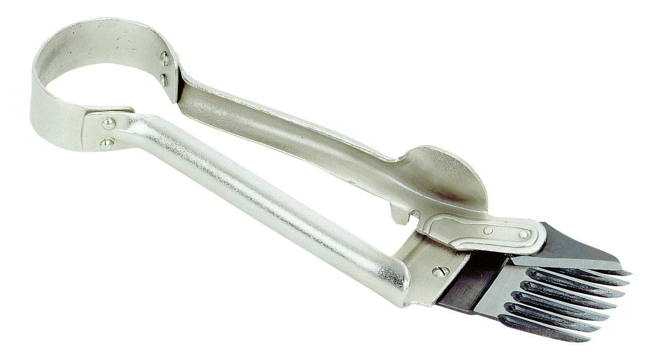 Hand clipper about 25 cm long, 45 mm cutting width