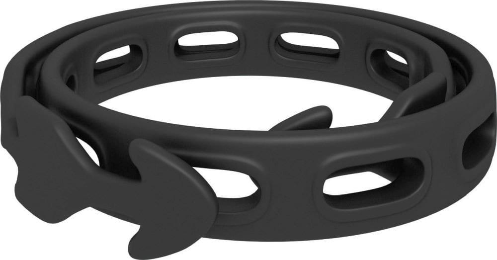 Quickloader strap 110cm rubber band, black, two part