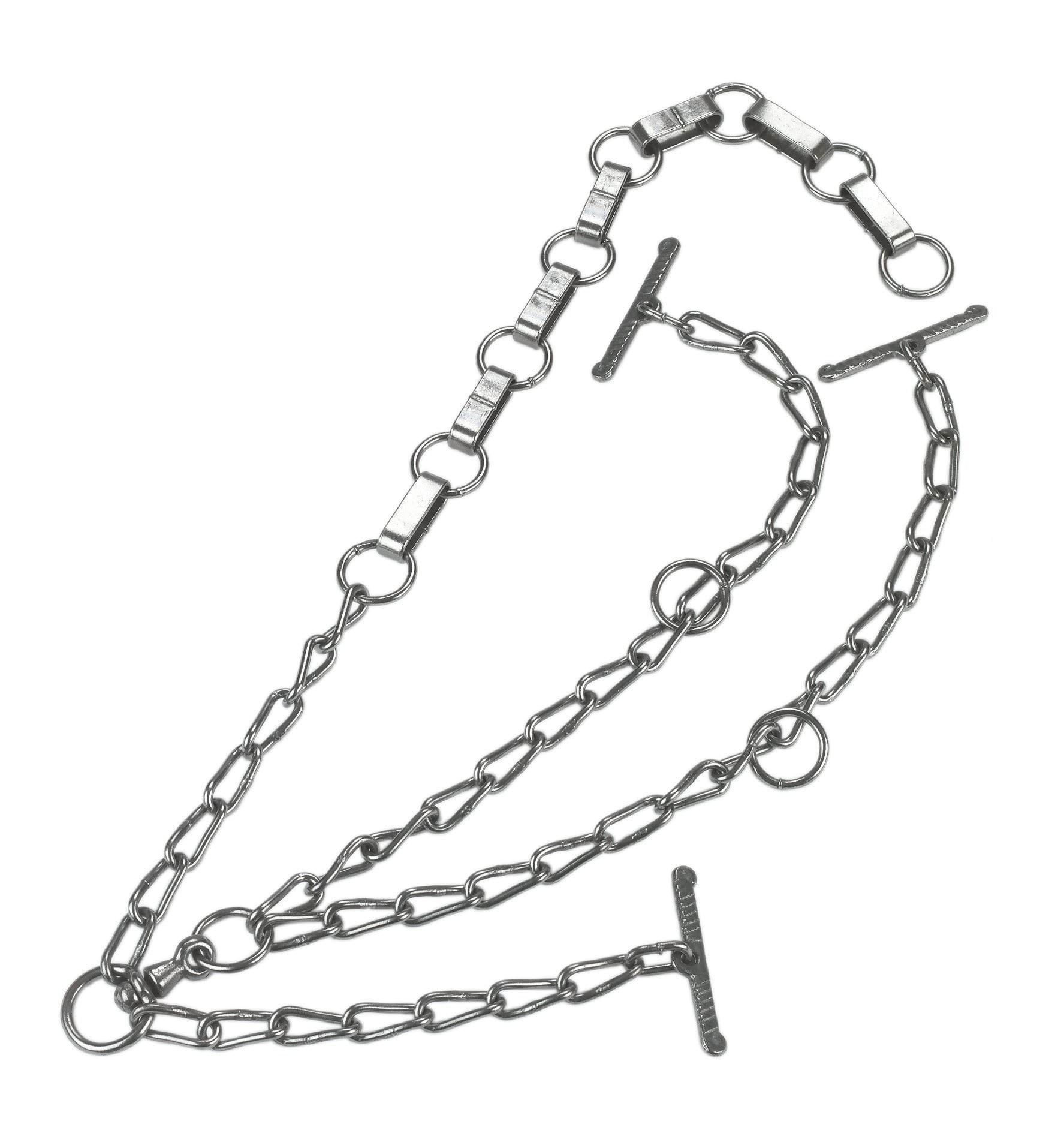 Cow chain, double lengthened galv., 70cm, 7mm