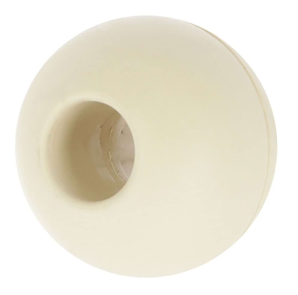Biting Ball Natural Rubber for Pigs, Ø 75mm, SS Ring