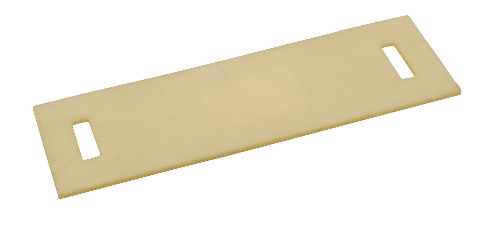 Polyurethane protective plate 250 x 80 mm for 35 mm belt