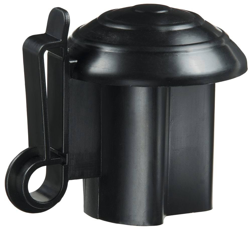 Top insulator T-post, black
