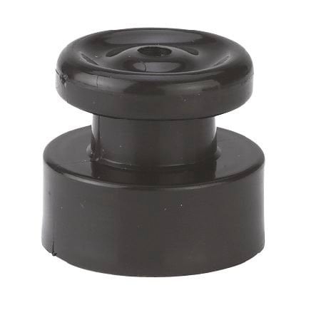 Nail-on insulator with knob