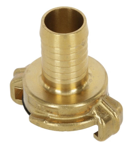 Quick Coupling Threaded Piece with Hose Piece 1”, brass