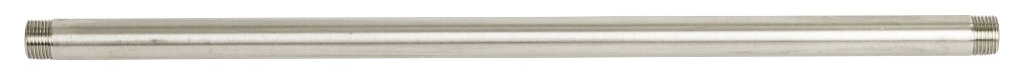 Connecting tube for drinking bowl, stainless steel, 50 cm
