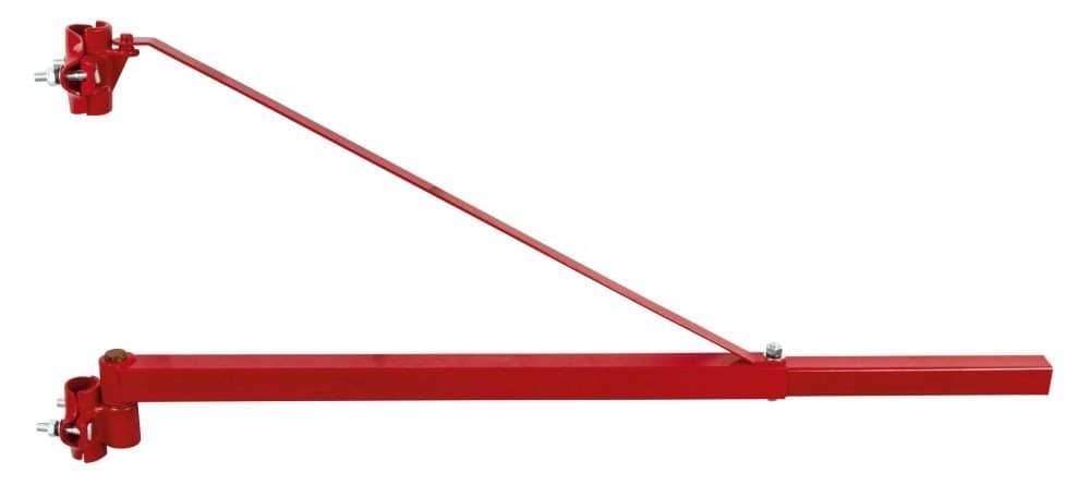 Swivel arm bracket for elect. cable winches