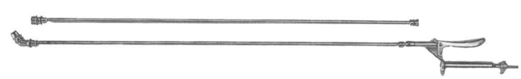 Spraying wand assembly, 7 pieces, f. whitewash sprayer