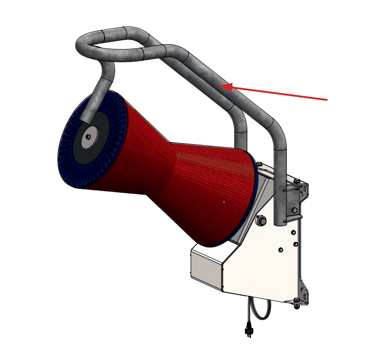 Mounting bracket  for CowCleaner
