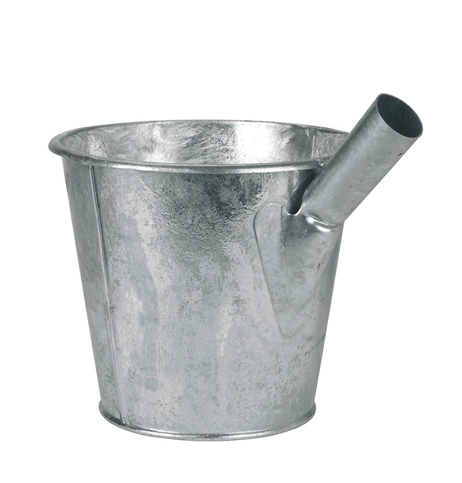 Slurry scoop, galvanized, 6,5 litre, Ø 24 cm