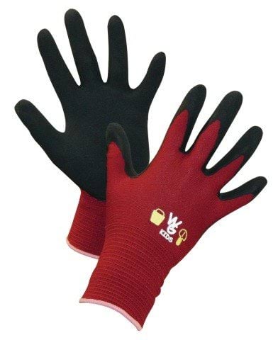Children gloves Kids,  red, 5-8 years