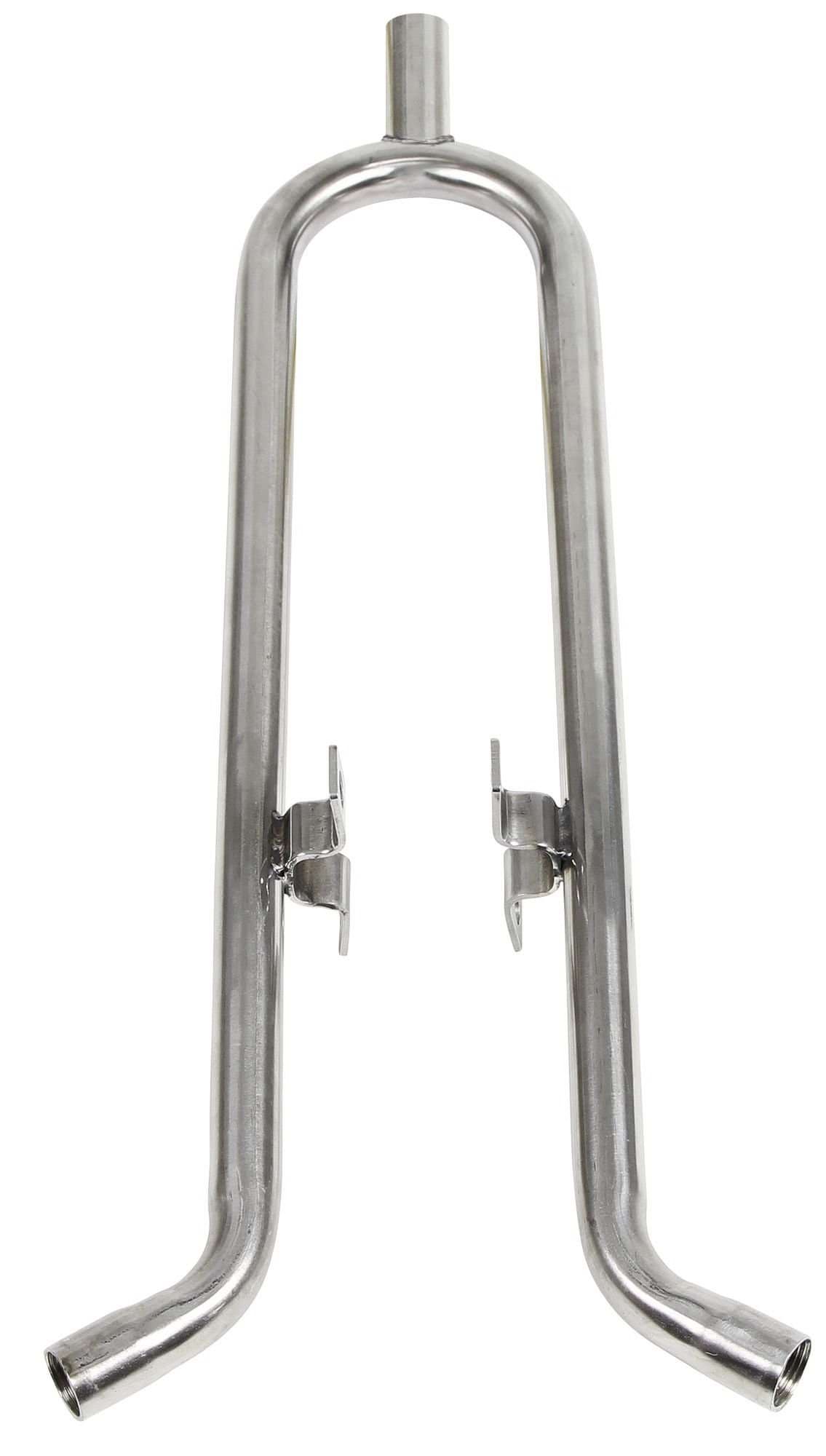 Connecting tube for two bays stainless steel, 1/2"