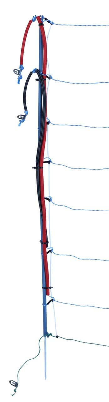 TitanNet Premium Vario,50m,+/- white/blue, 122 cm, sgl prong