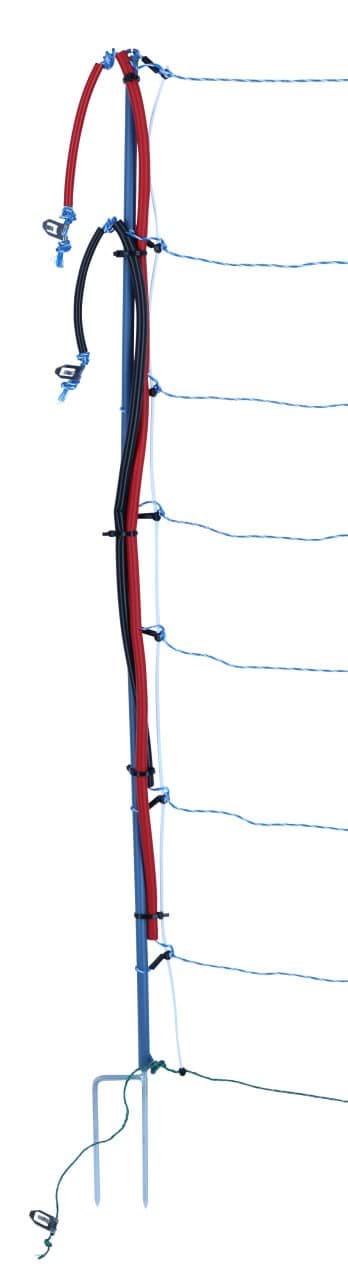 TitanNet Premium Vario,50m,+/- white/blue, 122 cm, dbl prong