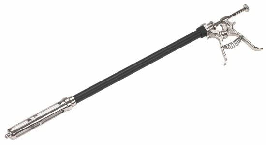 HSW Roux-Revolver threaded 30 ml w/ length., 1,0 - 5,0 ml