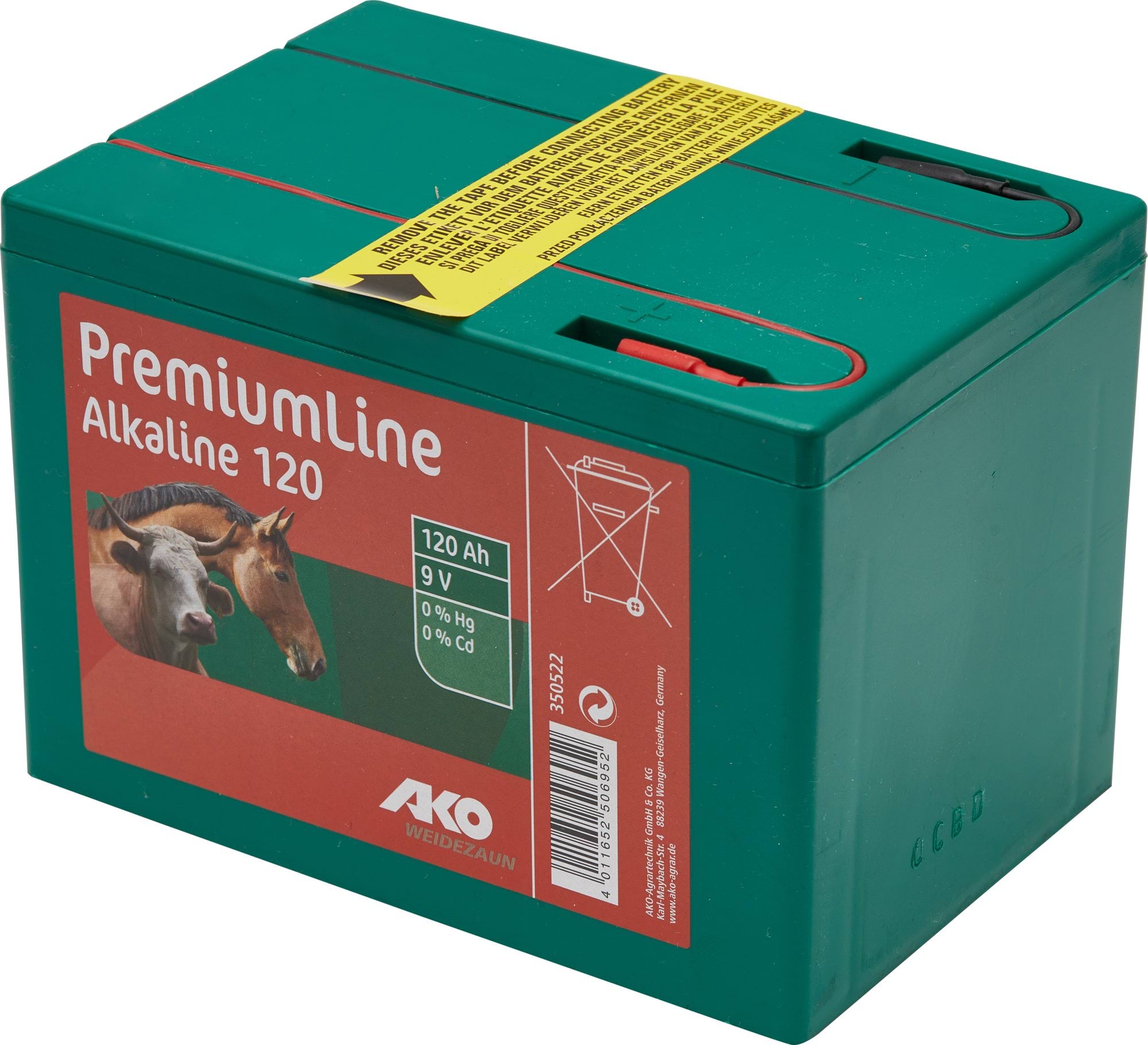 AKO Battery Alkaline 9 V, 120 Ah