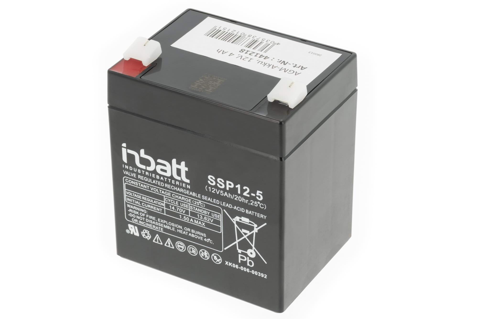 Ersatz-AGM-Akku, 12V, 4 Ah