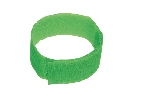 Legbands with Velcro fastener 36 cm long, green, 10 pcs