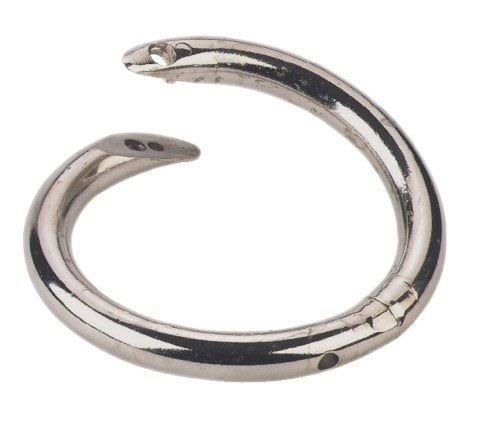 Bull ring nickel-plated,  swivel, Ø 57 mm