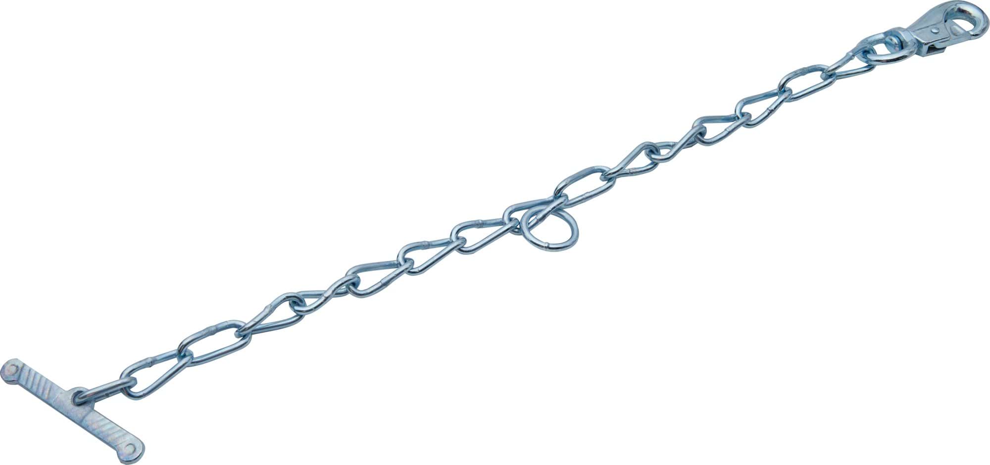 Chain section + carabiner + handle, length: 63 cm, Ø 5 mm