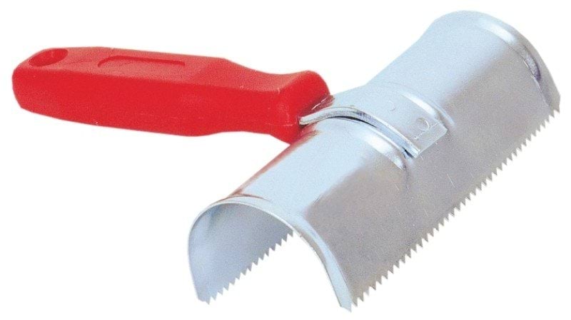Cattle currycomb, 2 bars galvanized, 5,5 x 12,5 cm