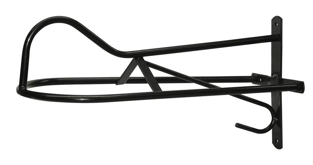 Western saddle rack black, 55 cm