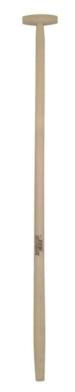 Handle for shovel, ash, T-handle, 120 cm