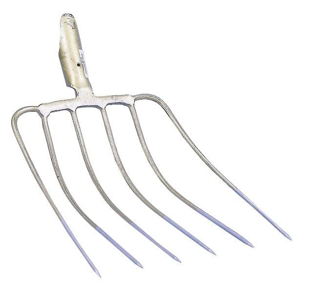 Maize fork, 6 tines, 36 x 34 cm, without handle