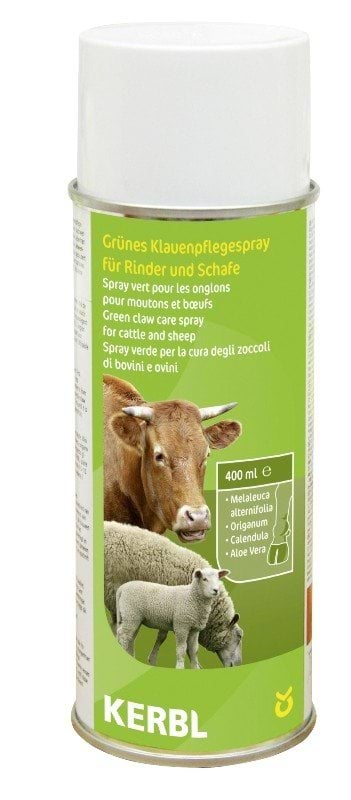 Hoof care spray, green, for cattle and sheep, 400 ml
