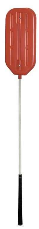 Pig paddle, 107 cm, red, fibreglass handle,vinyl paddle
