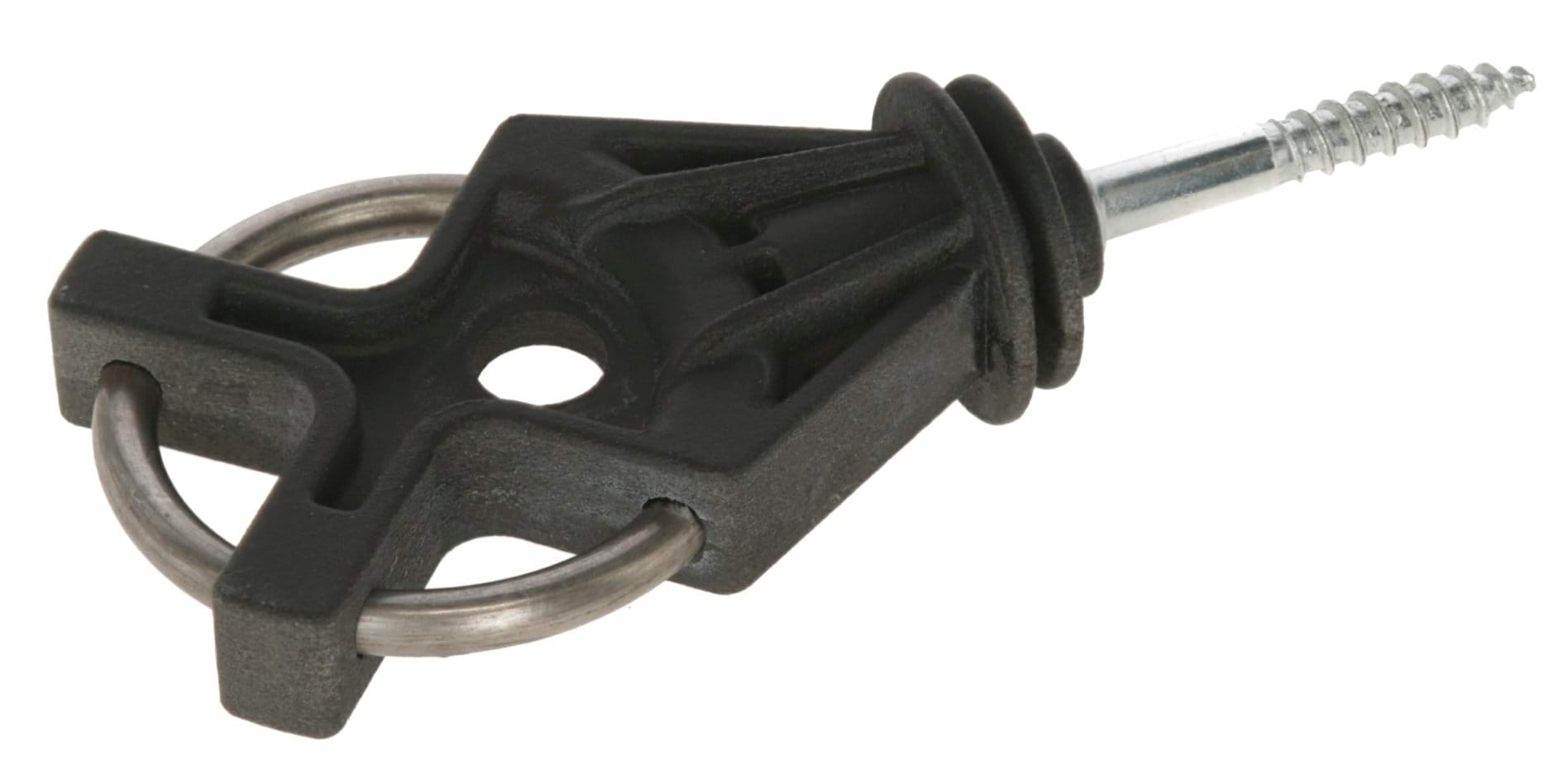 Rope insulator, black, Tx10
