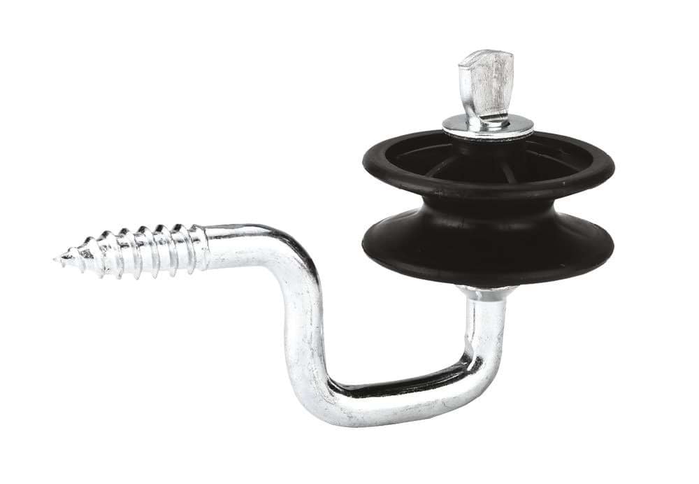Corner insulator for polywires and ropes, 7 mm