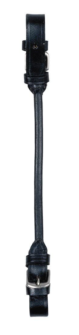 Holding leather strap, brown roundly stiched, 30 cm