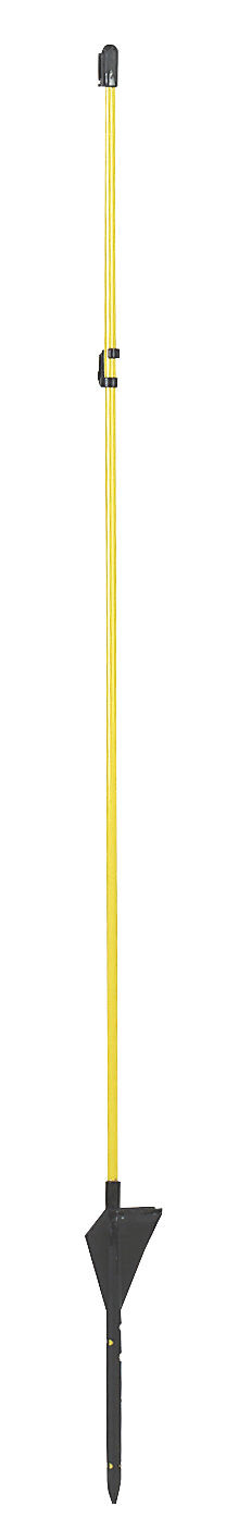 Oval Fibre Glass Post 1.1 m, Strong Version, yellow