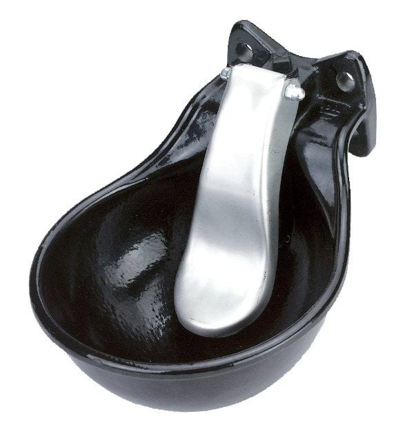 Water Bowl 221500 w. Stlss Teel Tongue, blk