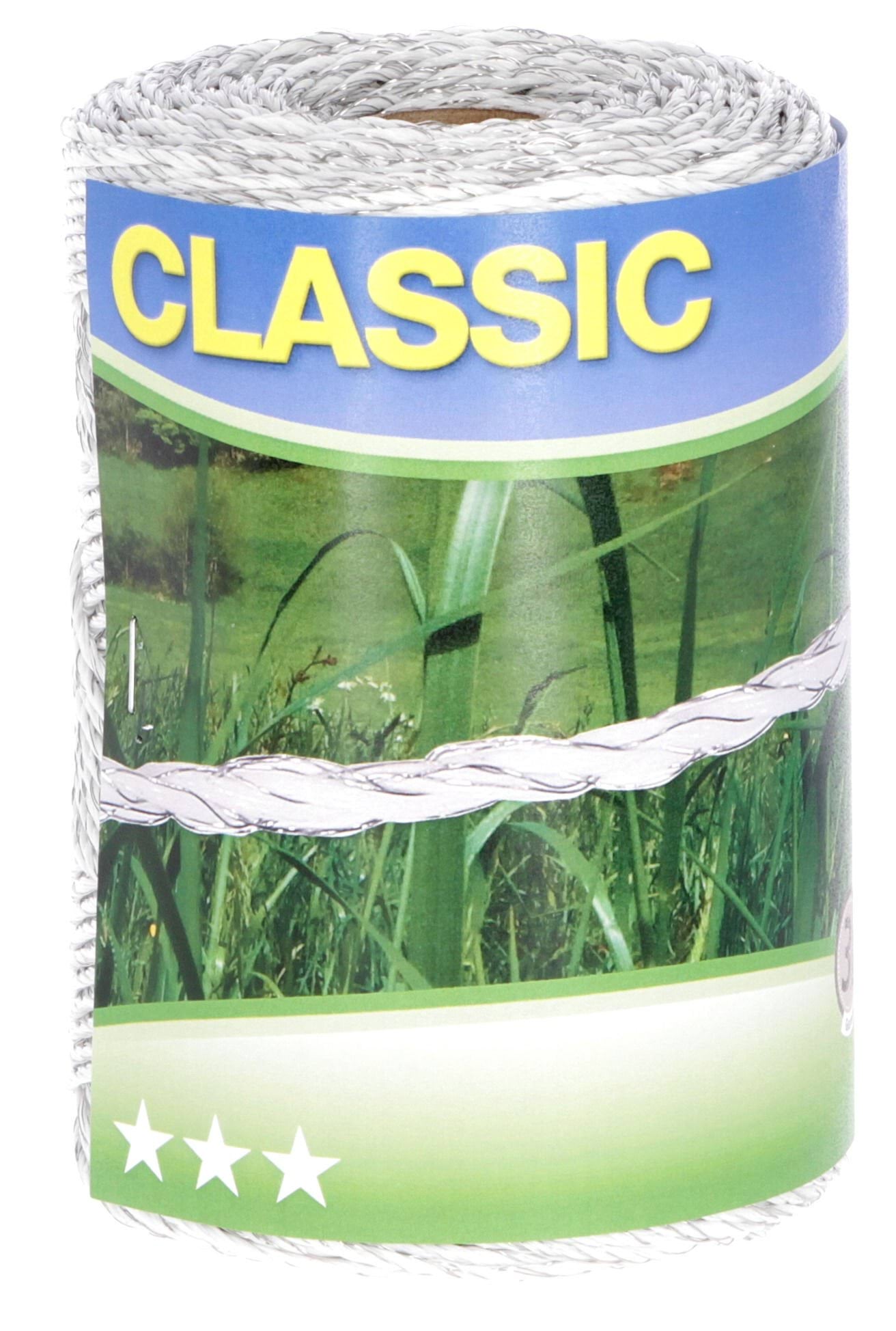 Polywire Classic 250 m, white, 6 x 0,20 niro