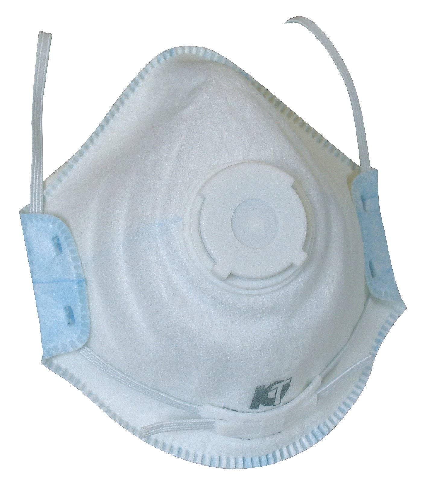 Respirator mask FFP2 w. valve cup style, 3 pcs/blister