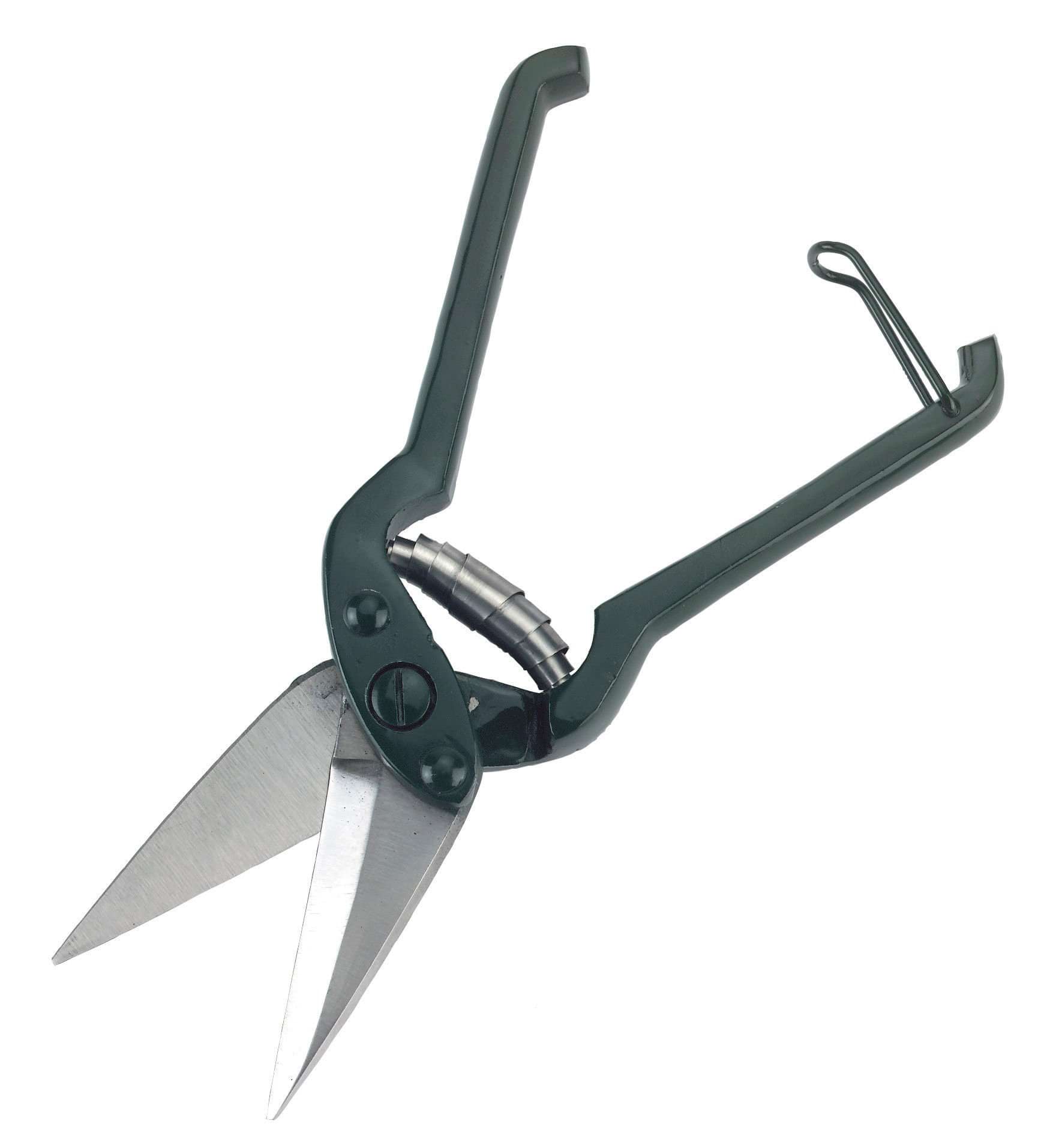 Claw shear, without teeth, 26 cm long, green, 1 pcs/pack