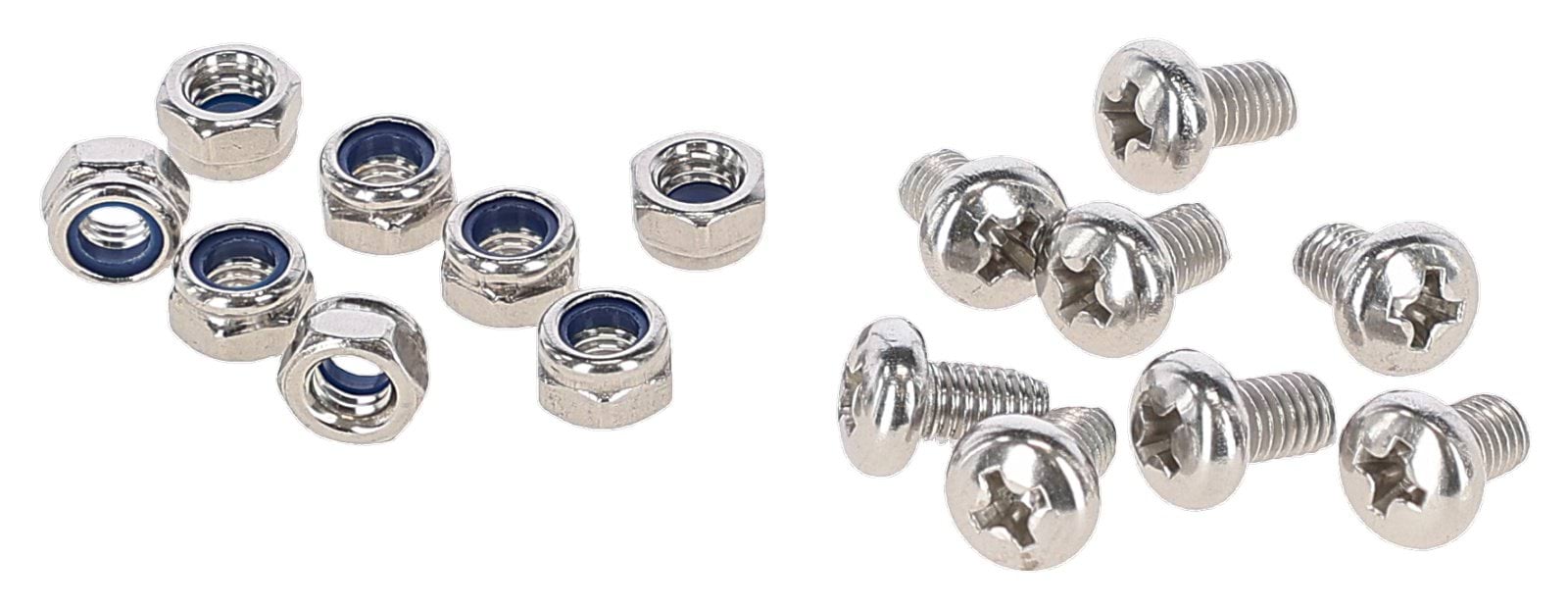 screws and nut for PVC strip curtain, 8pcs per bag