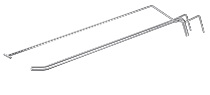 Single Hook for Beam, with Cantilever, 35 cm, ⌀ 8 cm