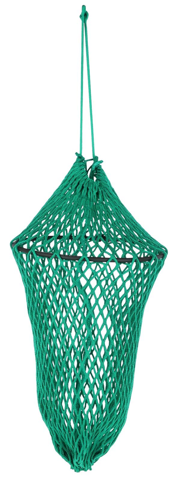 Hay net for horses with ring, green, mesh 4.5 cm, 90 cm, Kerbl