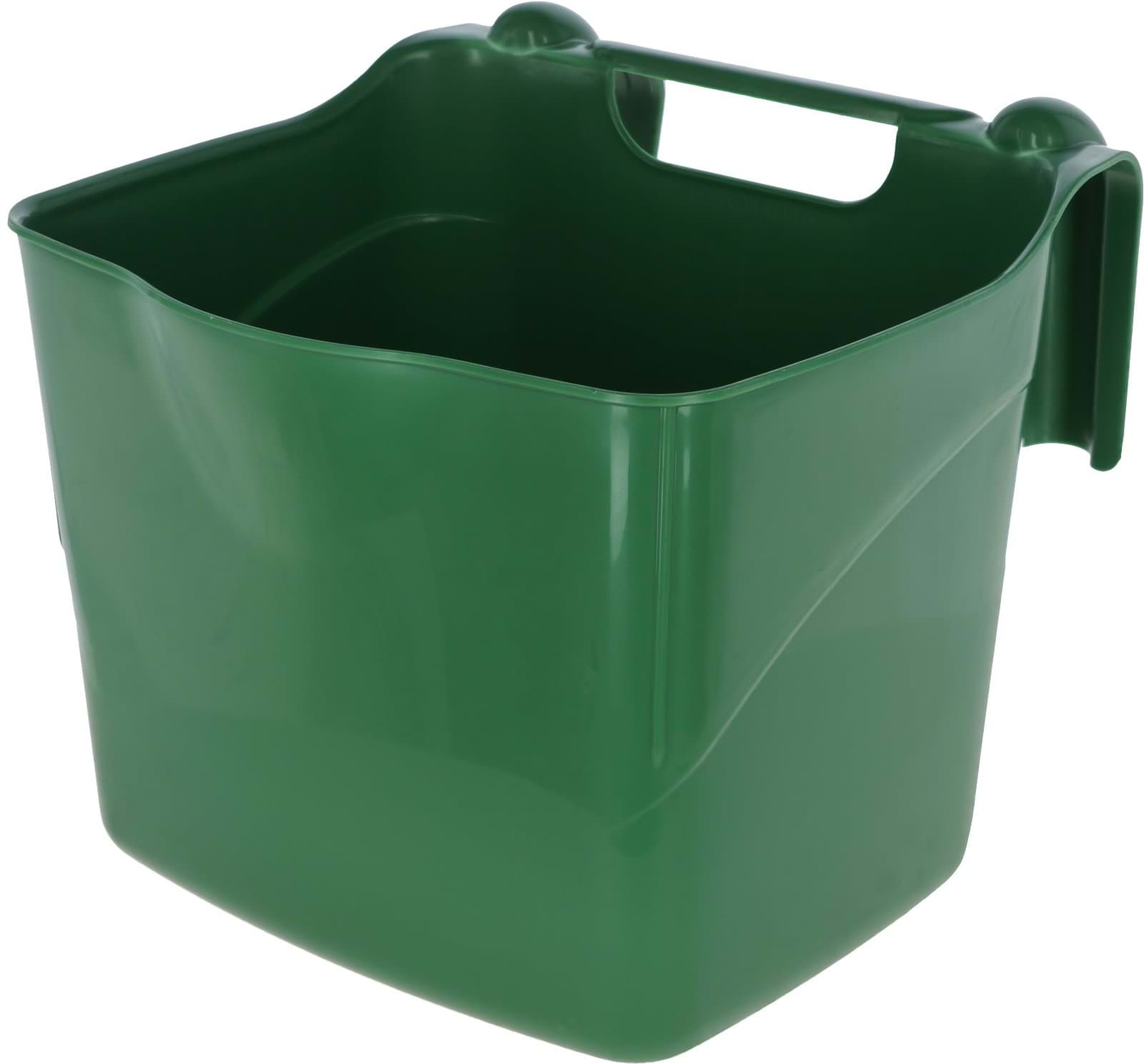 HangOn feeder with suspension, rectangular, green, 22 l, Kerbl
