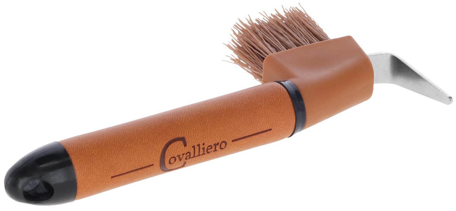 Deluxe hoof pick, brown/black, 18.5 cm, Covalliero